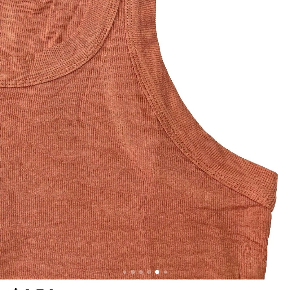 XXL Ribbed Pink Top - Picture 4 of 9